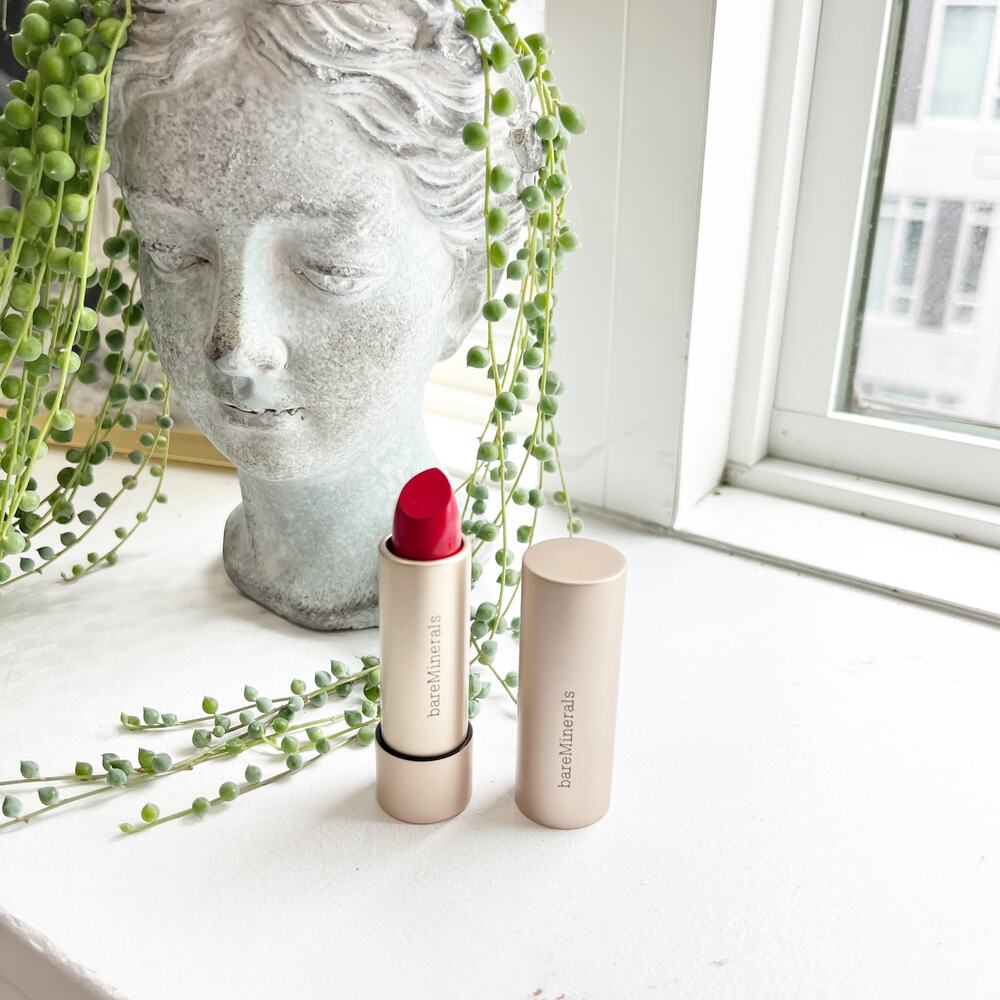NEW BareMinerals Mineralist Hydra-Smoothing Lipstick in Inspiration Red